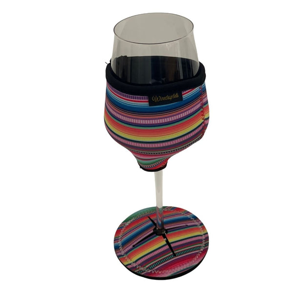 * Wine Glass Cover- Mexican