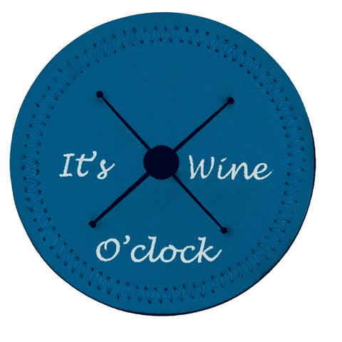*It’s Wine O'Clock- On a Sky Blue Winedroplet
