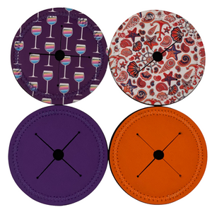 *4 Pack- Nautical and Wineglass