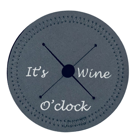 *It's Wine O'Clock- On a Grey Winedroplet