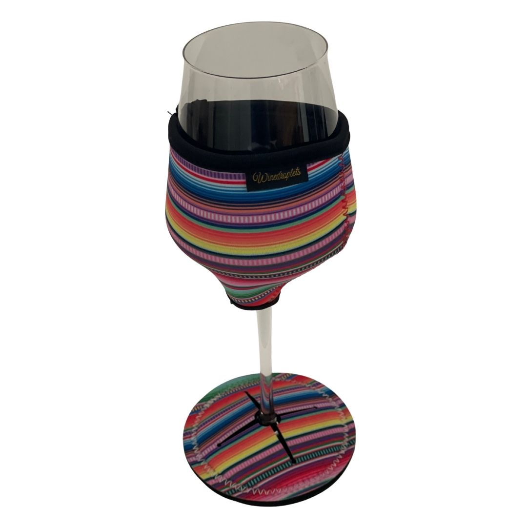 * Wine Glass Cover- Mexican