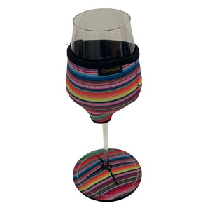 * Wine Glass Cover- Mexican