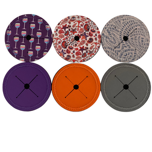 *6 Pack- Grey, Orange and Purple Mix- 6 Pack