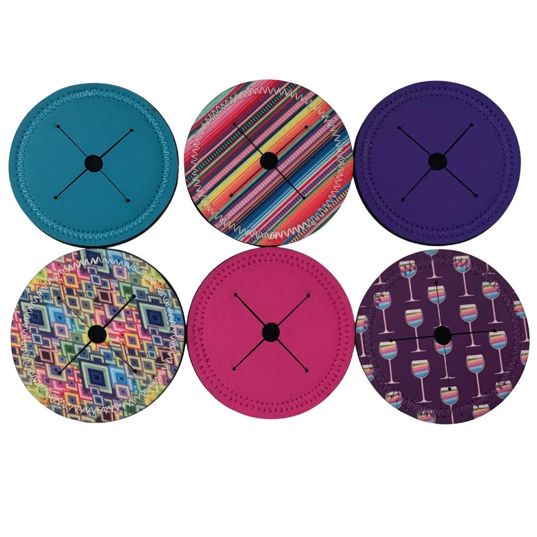 *6 Pack-  Wine Glass and Mixed Designs