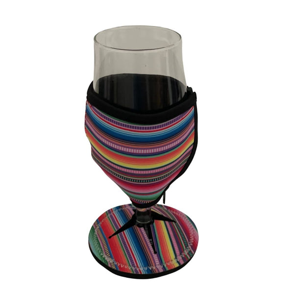 * Wine Glass Cover- Mexican