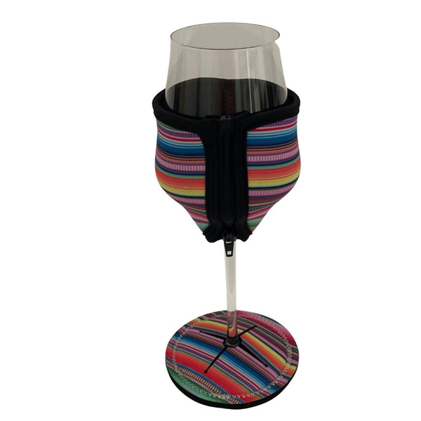 * Wine Glass Cover- Mexican